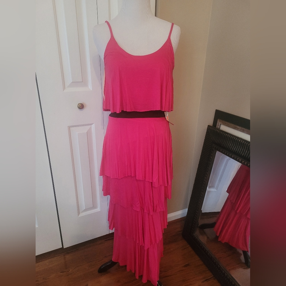 Long Pink Sundress